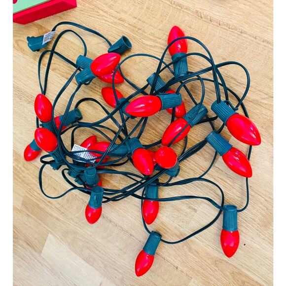 12PC Candy Cane Red White Christmas Holiday Decor Lights Stocking Holders Bells - Picture 2 of 10